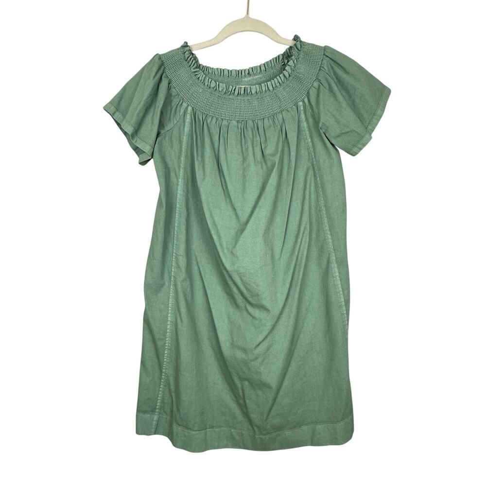 Vineyard Vines Madison A-line Shift Dress Sage Green Large NWT Summer Coastal
